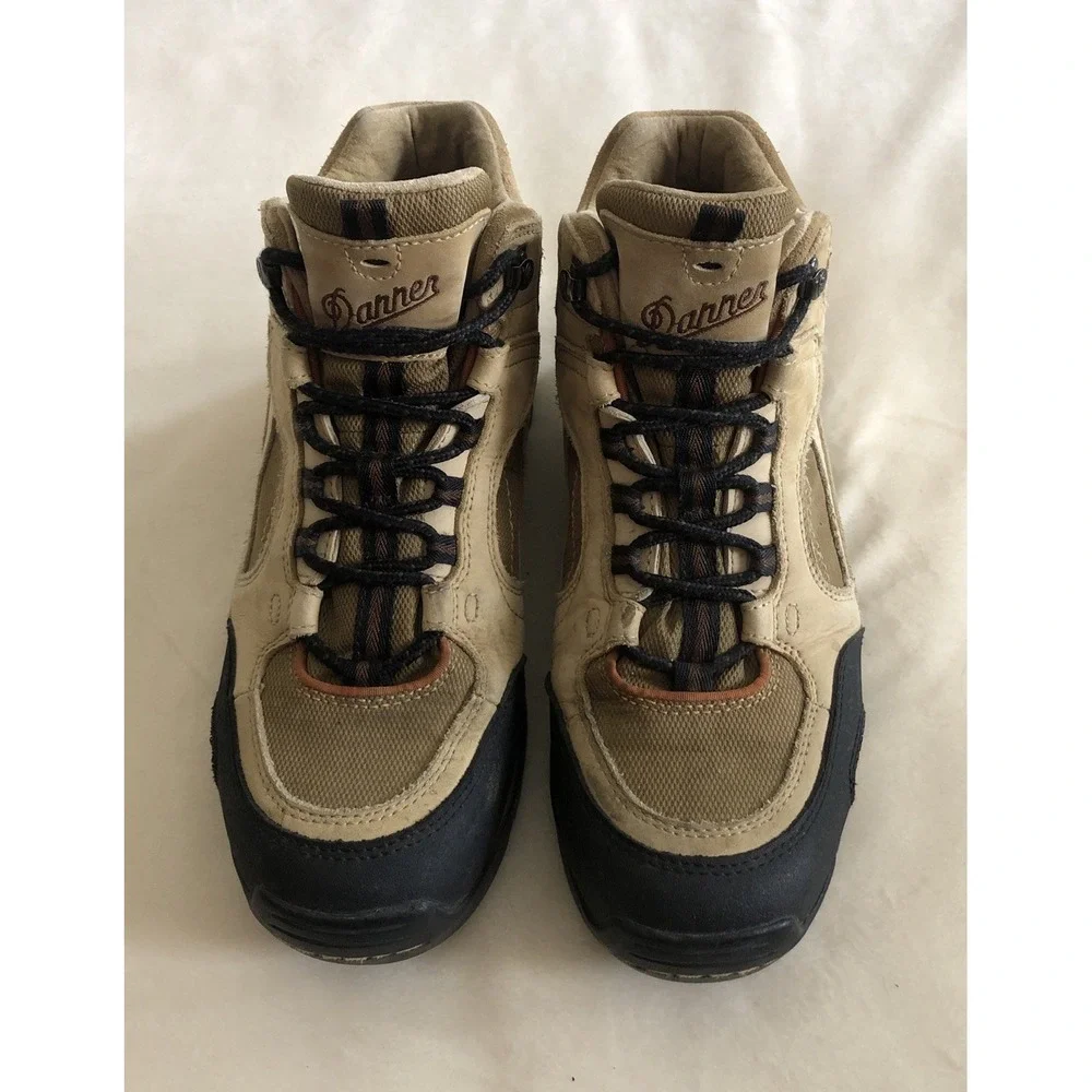 Danner Agitator 45 GTX Hiking Boot Men's 9.5 D  Beige Brown Waterproof Gore Tex